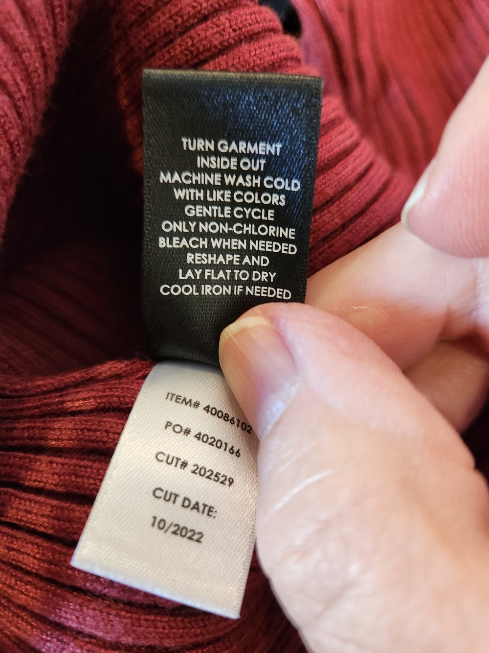 Torrid Ribbed Button-Front Sweater Cardigan - Rust - Picture 6 of 8